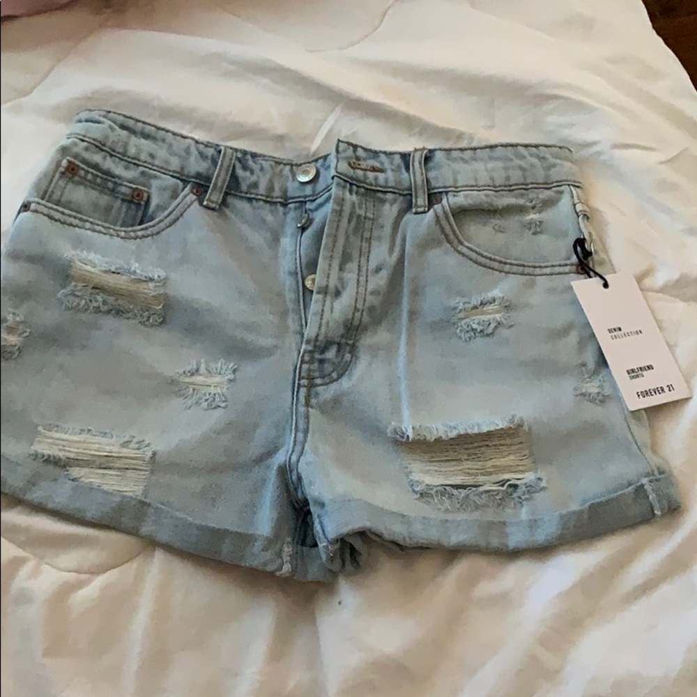 Girlfriend Jean Shorts - SIZE 25
